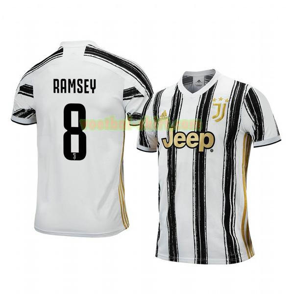 aaron ramsey 8 juventus thuis shirt 2020-2021 mannen