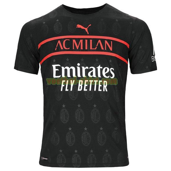 ac milan 3e shirt 2021 2022 thailand zwart mannen