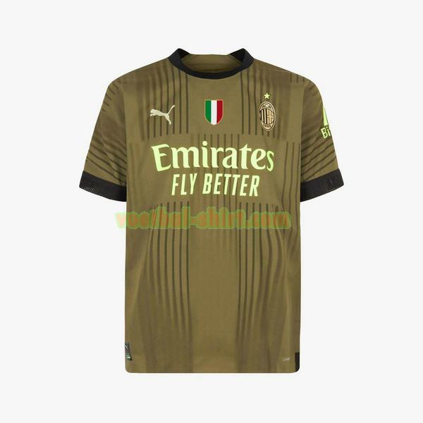 ac milan 3e shirt 2022 2023 groen mannen