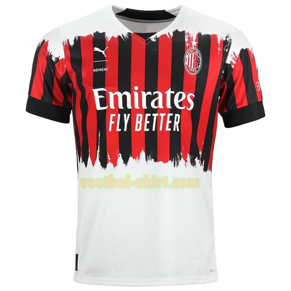 ac milan ac milan x nemen shirt 2022 rood wit mannen