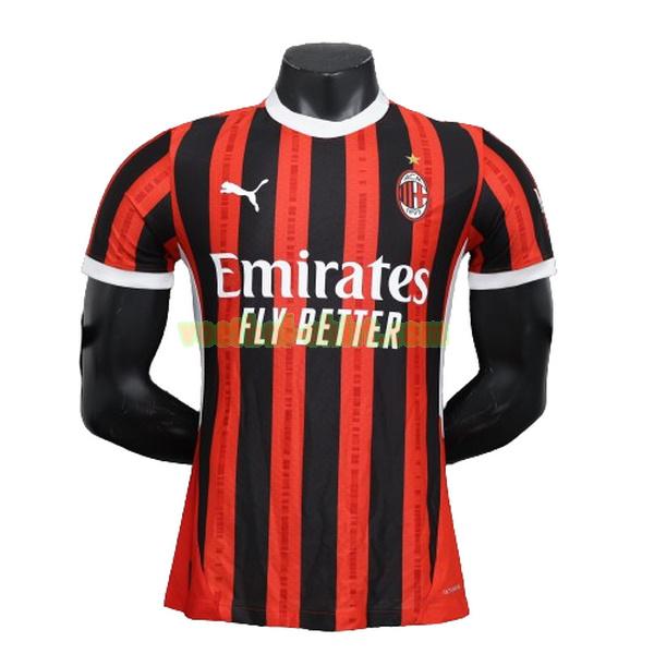 ac milan player thuis shirt 2024 2025 rood mannen
