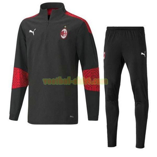 ac milan set trainingspak 2020-2021 rood mannen