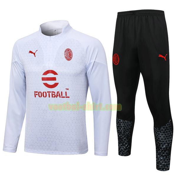 ac milan set trainingspak 2023 2024 wit mannen