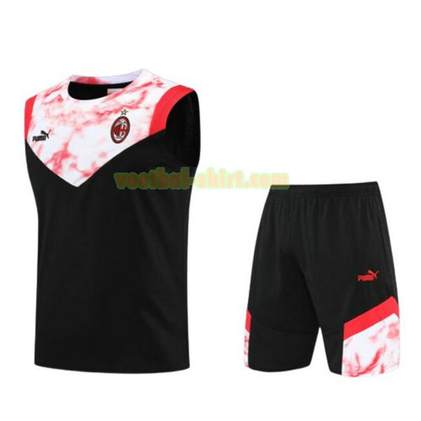 ac milan set vest 2022 2023 zwart mannen