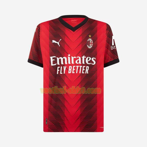 ac milan thuis shirt 2023 2024 thailand rood mannen