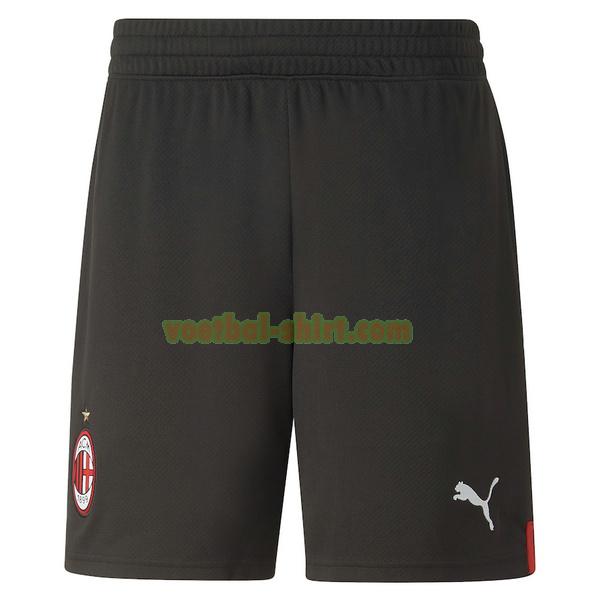 ac milan thuis shorts 2022 2023 zwart mannen