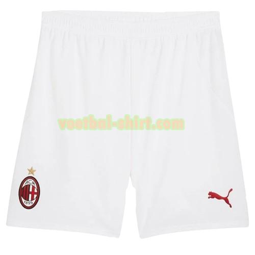 ac milan thuis shorts 2024 2025 wit mannen