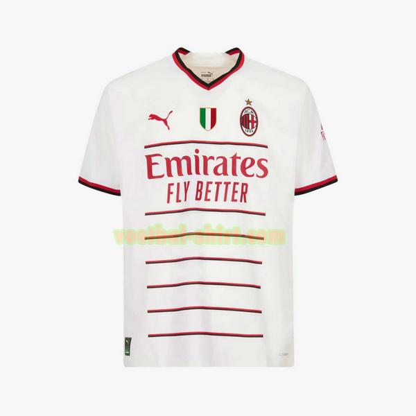 ac milan uit shirt 2022 2023 wit mannen