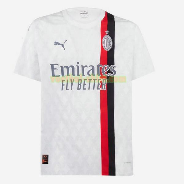 ac milan uit shirt 2023 2024 wit mannen