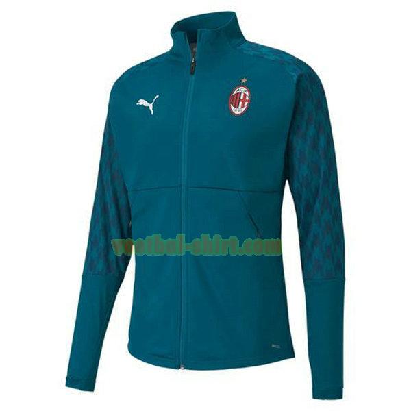 ac milan windjack 2020-2021 blauw mannen