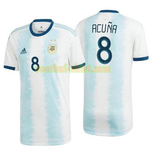 acuna 8 argentinië thuis shirt 2020 mannen