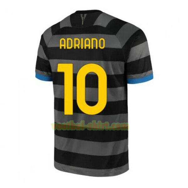 adriano 10 inter milan 3e shirt 2020-2021 grijs mannen