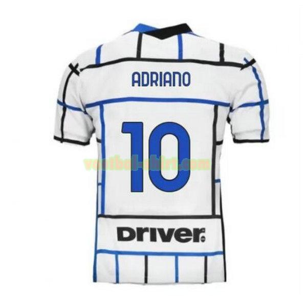 adriano 10 inter milan uit shirt 2020-2021 mannen