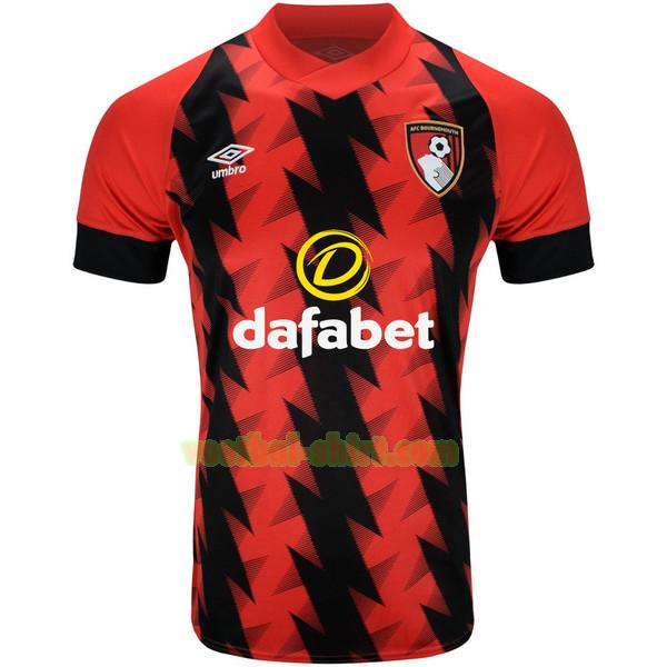 afc bournemouth thuis shirt 2022 2023 thailand rood zwart mannen