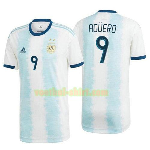 aguero 9 argentinië thuis shirt 2020 mannen