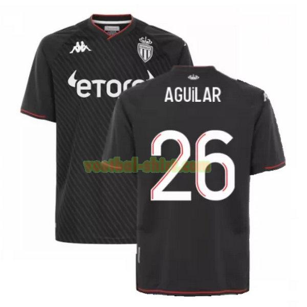 aguilar 26 as monaco uit shirt 2021 2022 zwart mannen