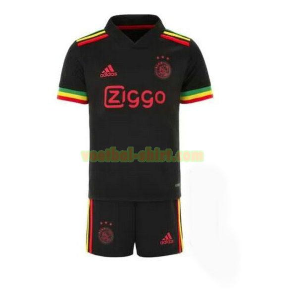 ajax 3e shirt 2021 2022 zwart kinderen