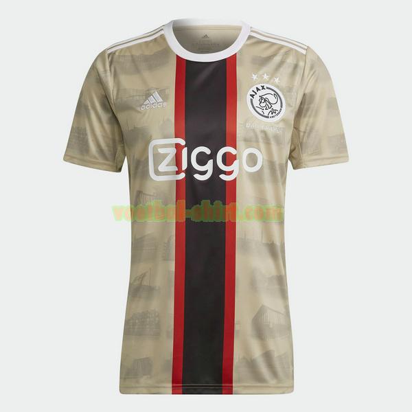 ajax 3e shirt 2022 2023 geel mannen