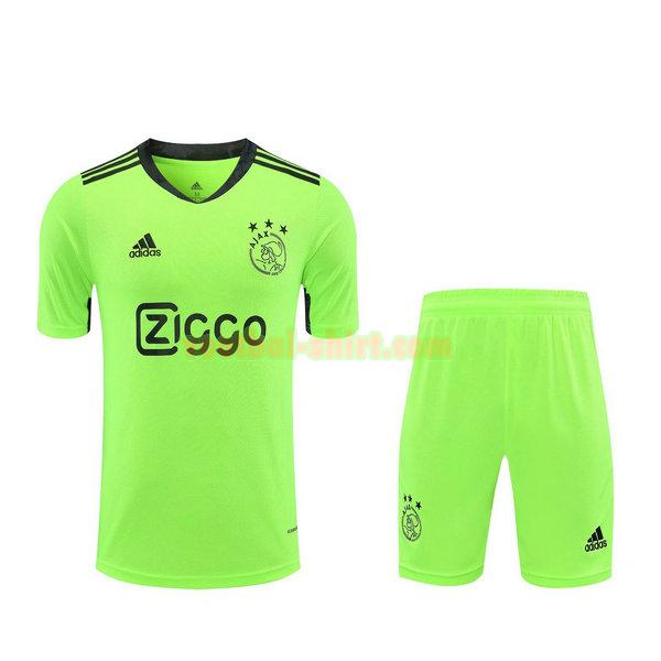 ajax doelman shirts+pantalón 2021 groen mannen