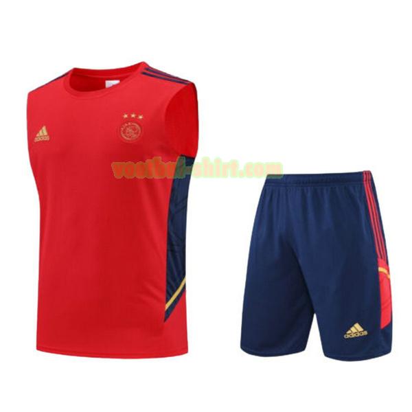 ajax set vest 2022 2023 rood mannen