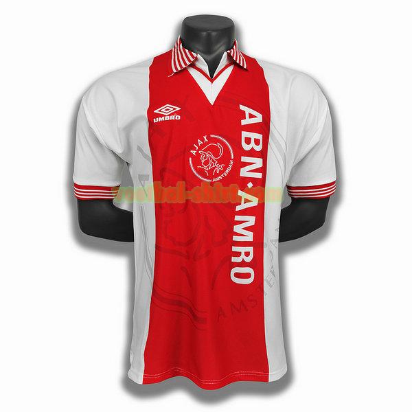 ajax thuis player shirt 1994 95 rood mannen