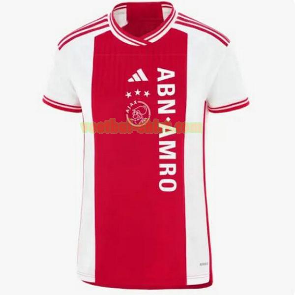 ajax thuis shirt 2023 2024 rood wit dames