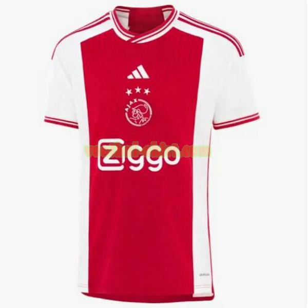 ajax thuis shirt 2023 2024 thailand rood wit mannen