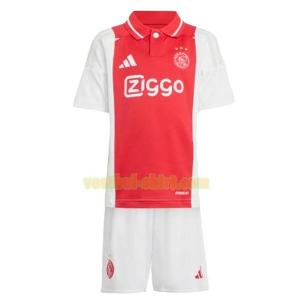 ajax thuis shirt 2024 2025 rood wit kinderen