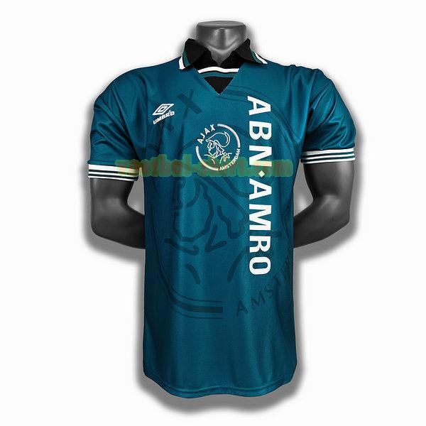 ajax uit player shirt 1994 95 blauw mannen