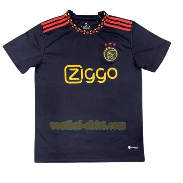 ajax uit shirt 2022 202 thailand blauw mannen