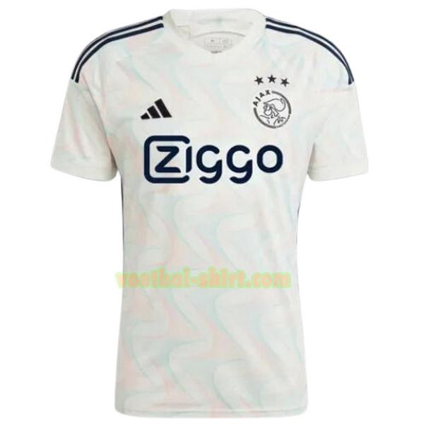 ajax uit shirt 2023 2024 thailand wit mannen