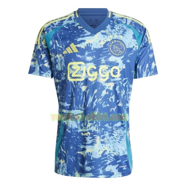 ajax uit shirt 2024 2025 blauw mannen