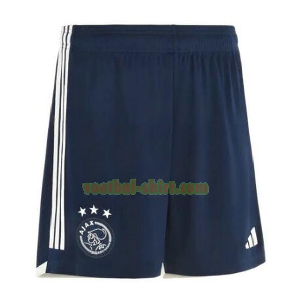 ajax uit shorts 2023 2024 blauw mannen