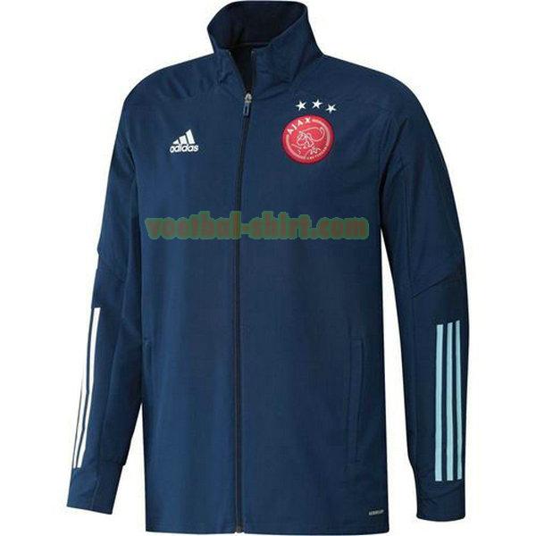 ajax windjack 2020-21 blauw mannen