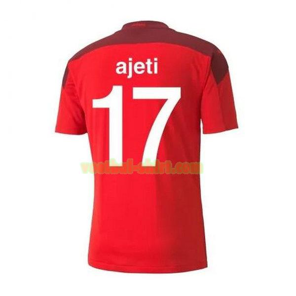 ajeti 17 zwitserland thuis shirt 2020-2021 rood mannen