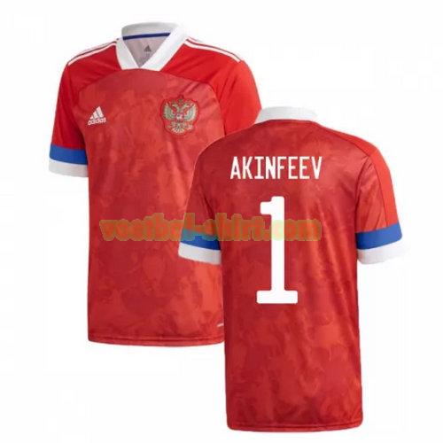 akinfeev 1 rusland thuis shirt 2020 mannen