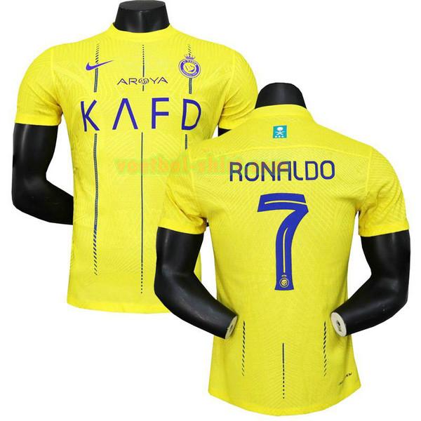 al-nassr fc thuis shirt 2023 2024 ronaldo geel mannen