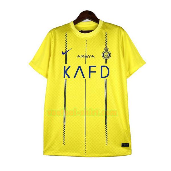 al-nassr fc thuis shirt 2023 2024 thailand geel mannen