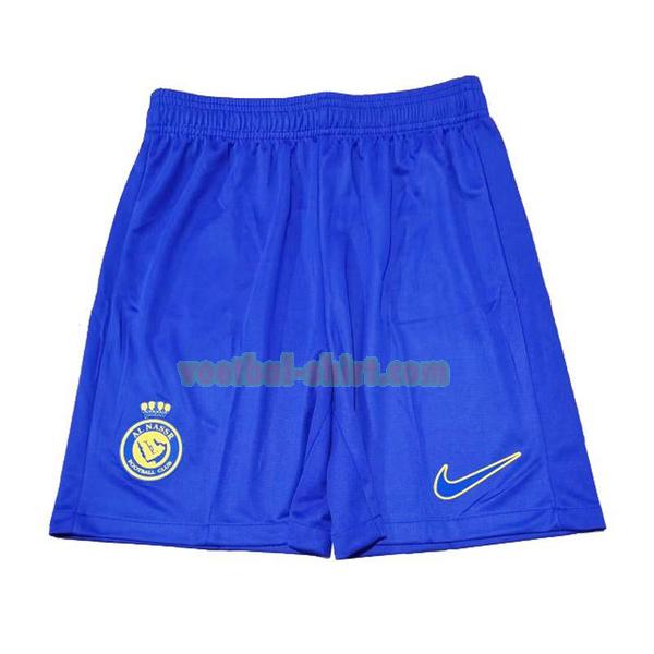 al-nassr fc thuis shorts 2023 2024 geel mannen