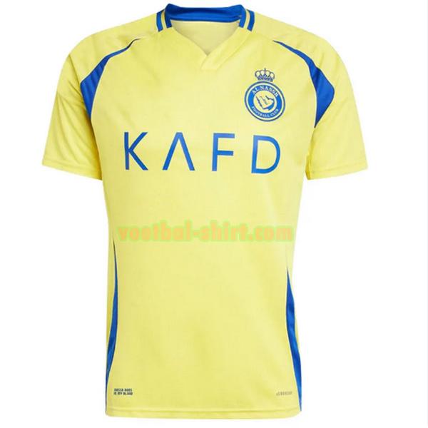 al nassr fc thuis shirt 2024 2025 thailand geel mannen