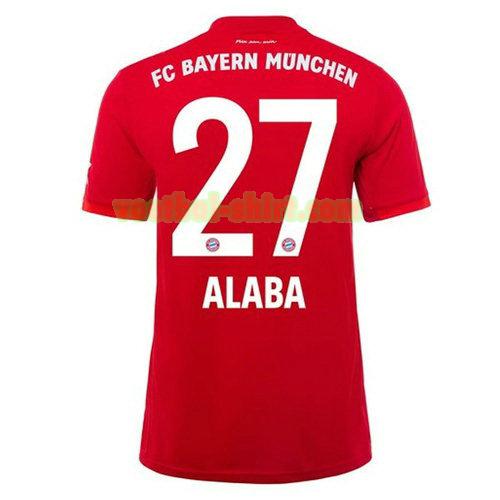 alaba 27 bayern münchen thuis shirt 2019-2020 mannen