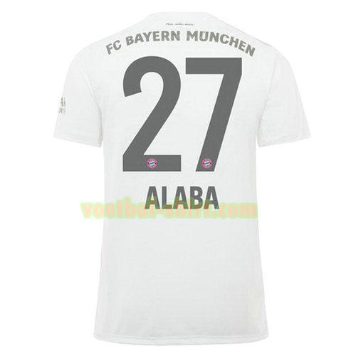 alaba 27 bayern münchen uit shirt 2019-2020 mannen
