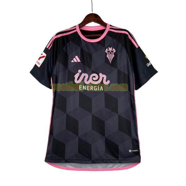 albacete uit shirt 2023 2024 thailand zwart mannen