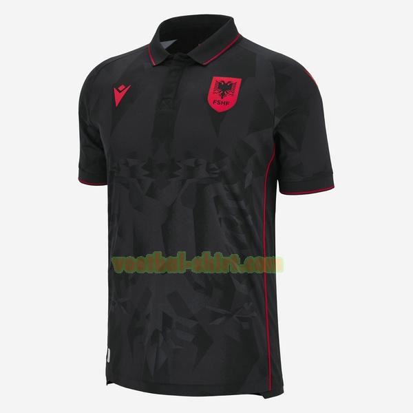 albanië 3e shirt 2023 thailand zwart mannen