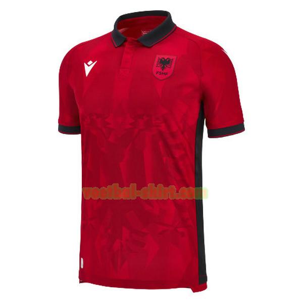 albanië thuis shirt 2023 thailand rood mannen
