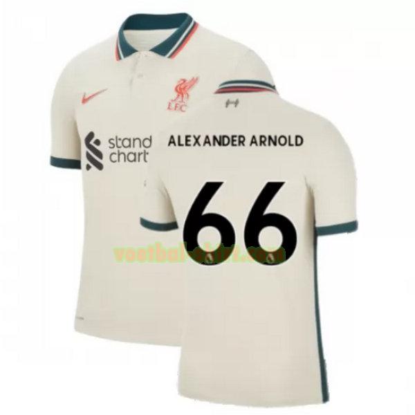 alexander arnold 66 liverpool uit shirt 2021 2022 geel mannen