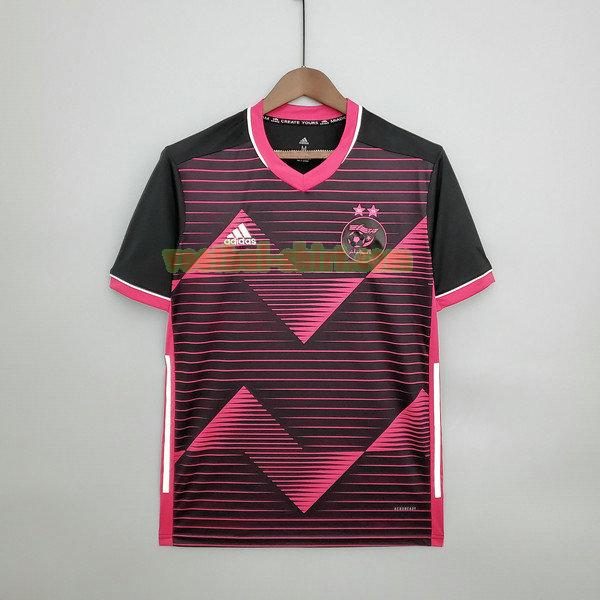 algerije opleiding shirt 2021 2022 roze zwart mannen