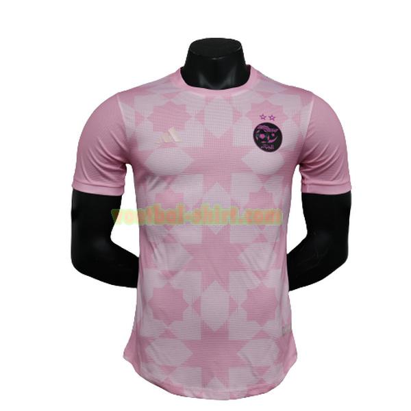 algerije player special edition shirt 2023 roze mannen