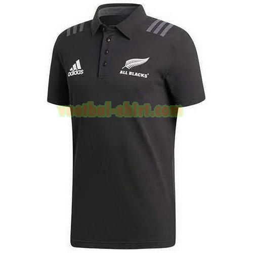 all blacks rugby shirt polo 2018 zwart mannen