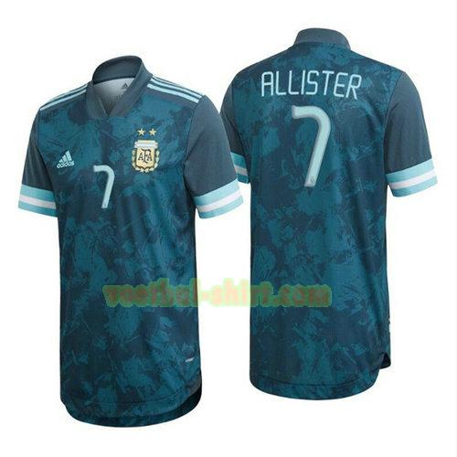 allister 7 argentinië uit shirt 2020 mannen